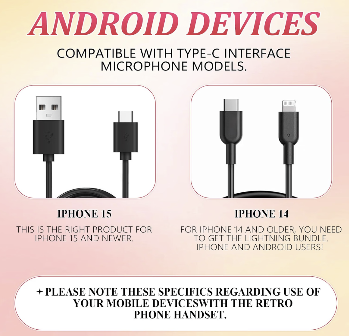 RingBack Retro Phone Handset
