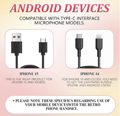 RingBack Retro Phone Handset